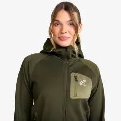 Evolution Stretch Fleece Hoodie Naiset