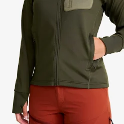 Evolution Stretch Fleece Hoodie Naiset