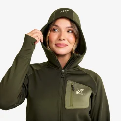 Evolution Stretch Fleece Hoodie Naiset