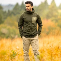 Evolution Stretch Fleece Hoodie Miehet