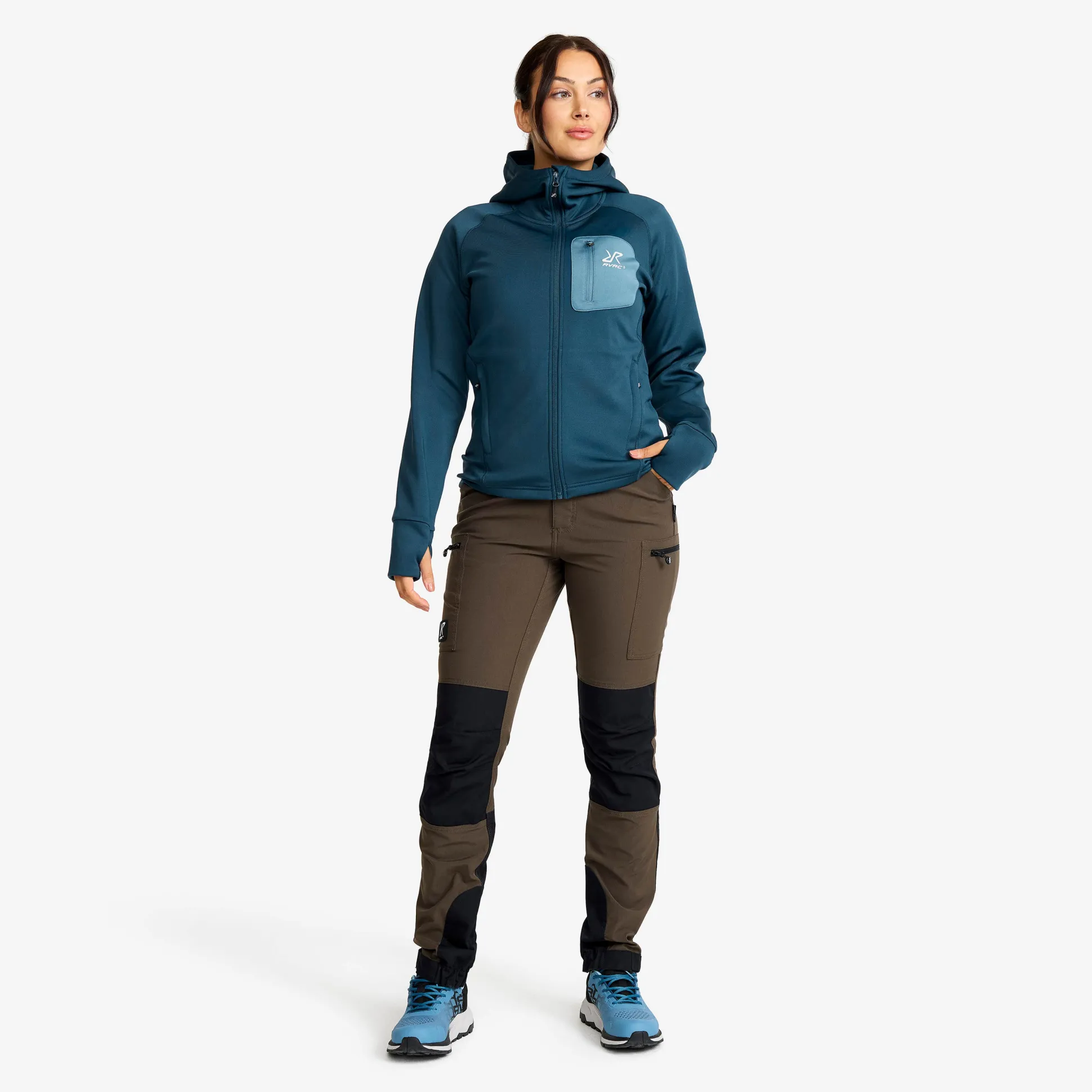 Evolution Stretch Fleece Hoodie Naiset