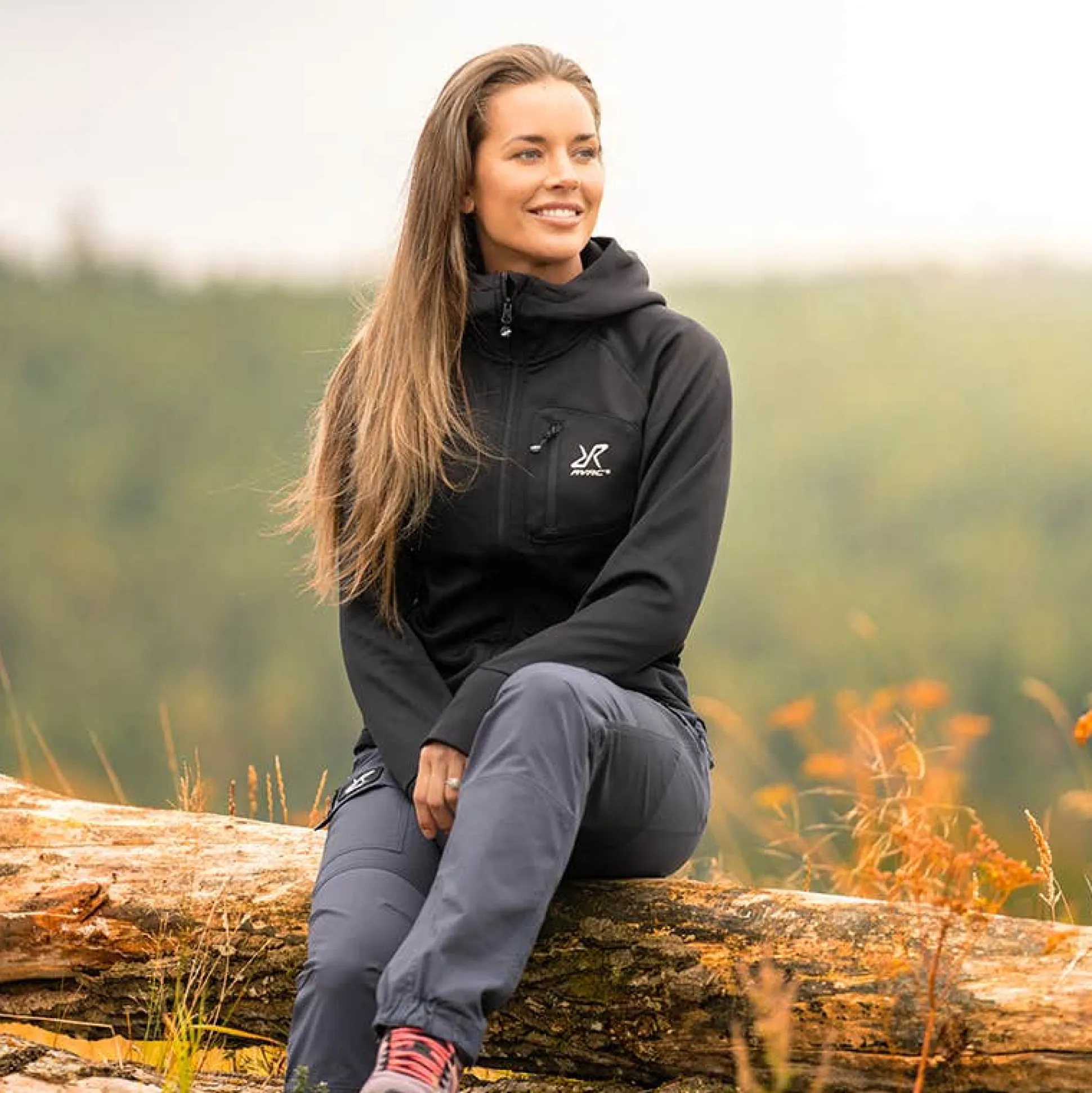 Evolution Stretch Fleece Hoodie Naiset