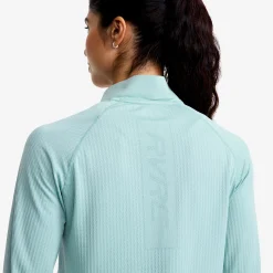 Focus Half-zip Seamless Top Naiset