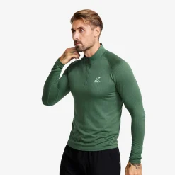 Focus Half-zip Seamless Top Miehet
