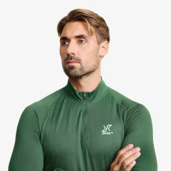 Focus Half-zip Seamless Top Miehet