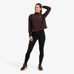 Hiker Cropped Half-zip Fleece Naiset