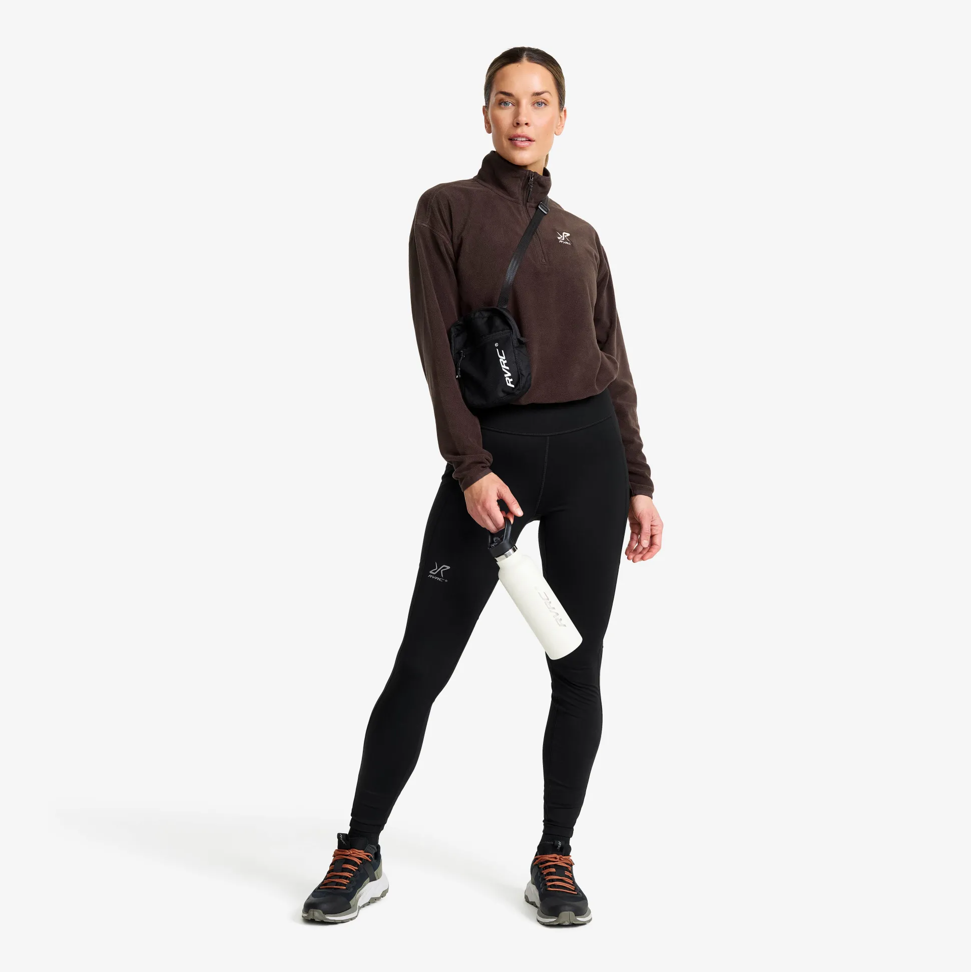 Hiker Cropped Half-zip Fleece Naiset