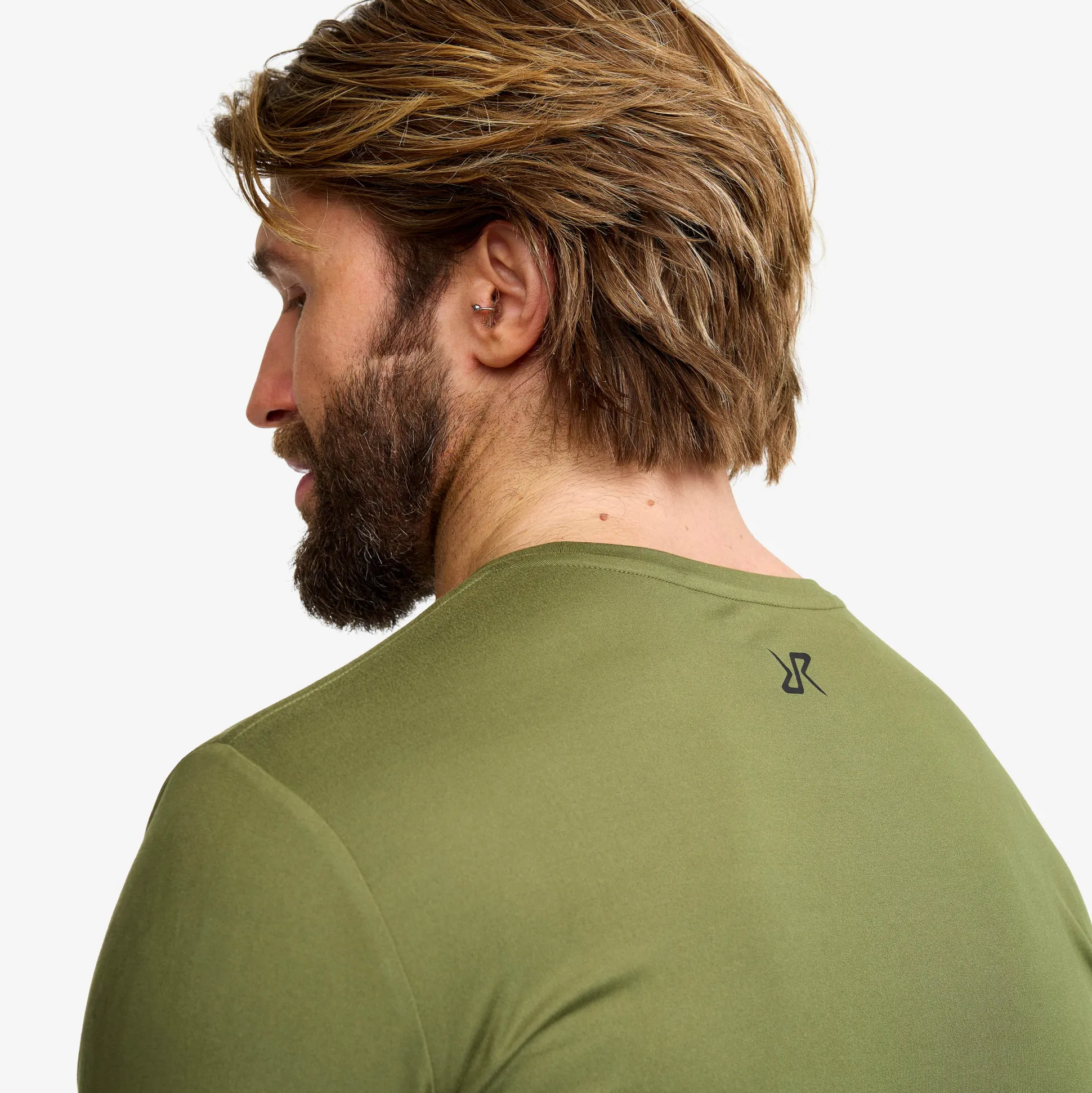 Mission Logo Long-sleeved T-shirt Miehet