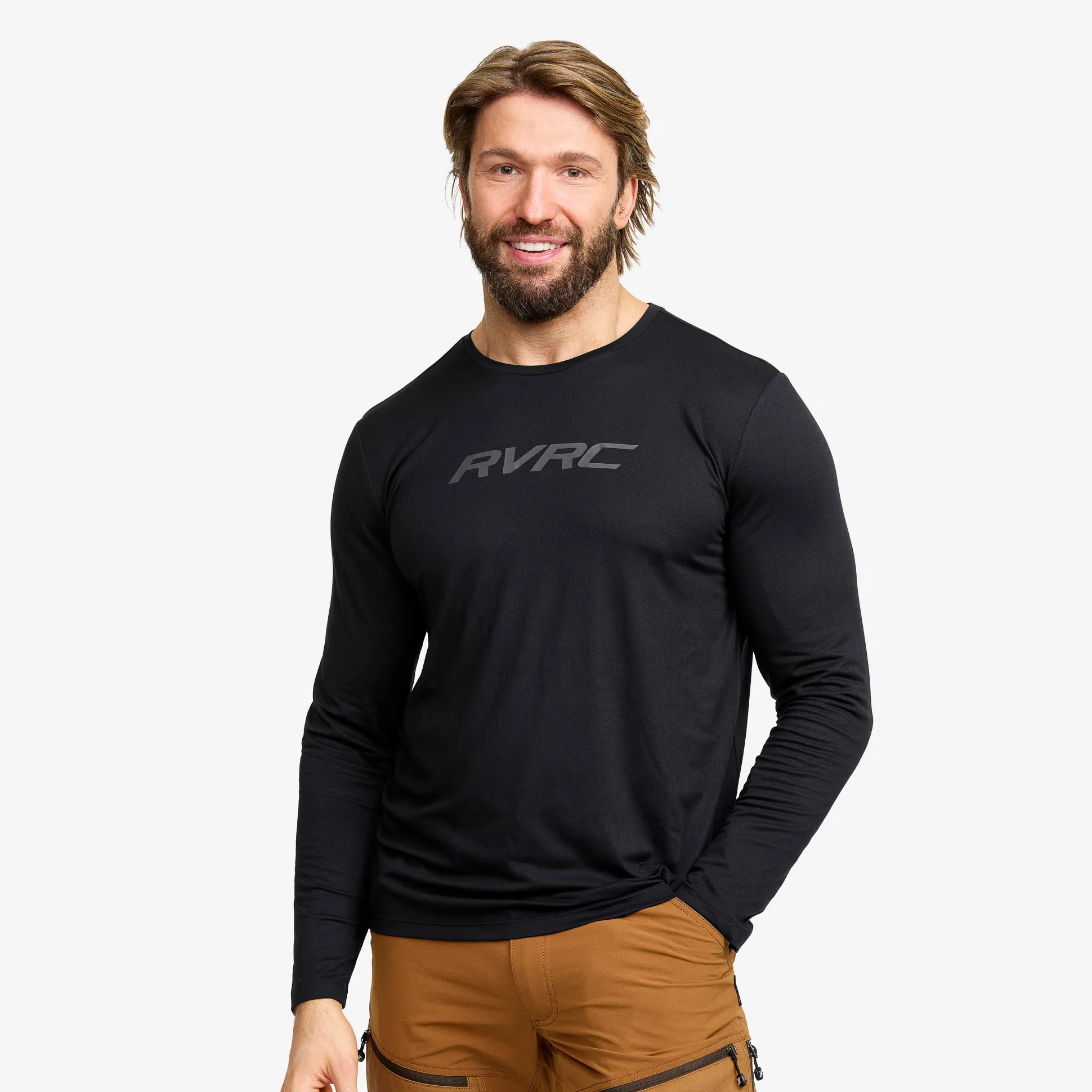 Mission Logo Long-sleeved T-shirt Miehet