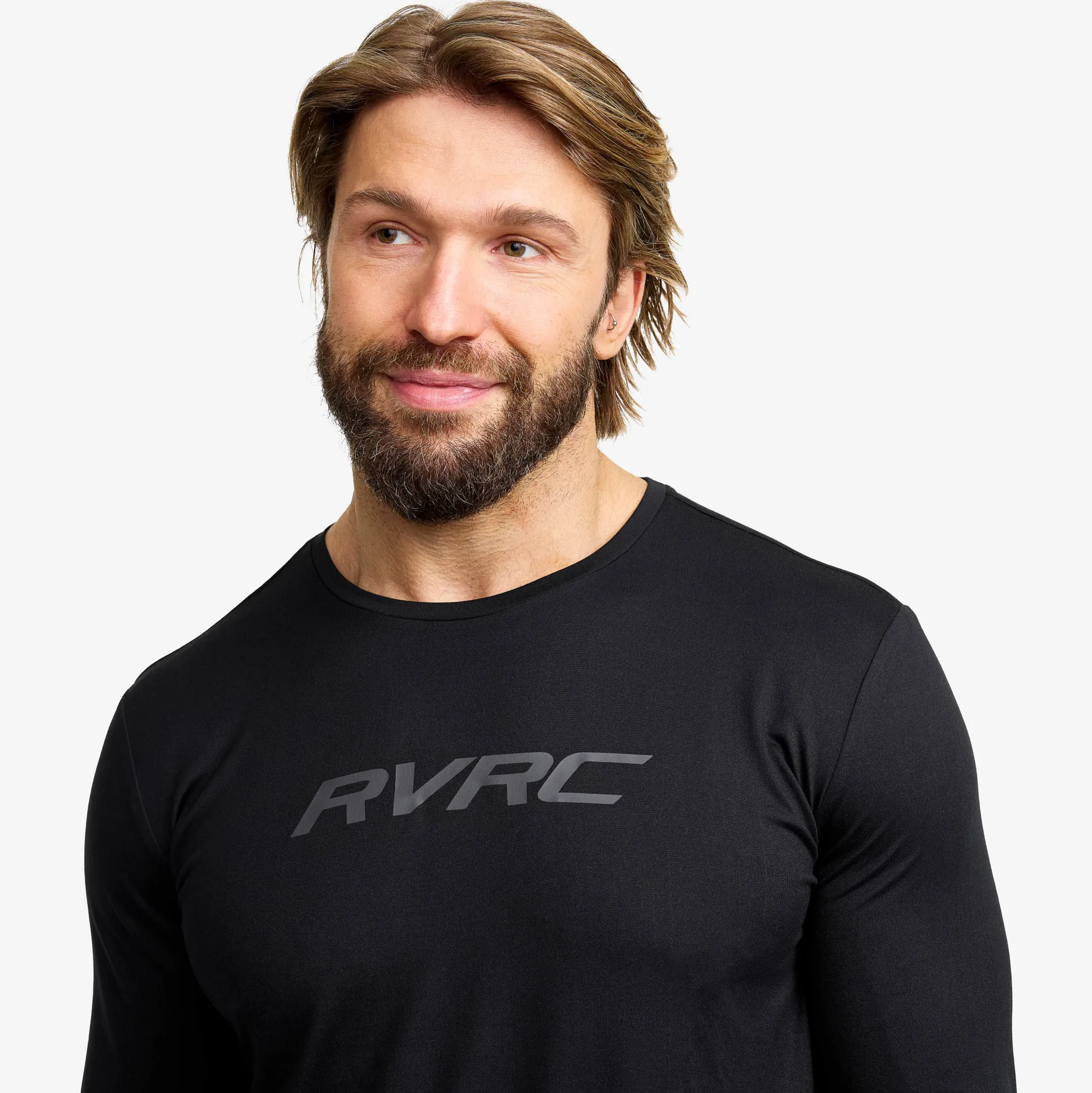 Mission Logo Long-sleeved T-shirt Miehet