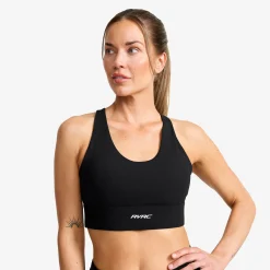 Rapid V Longline Medium Sports Bra Naiset