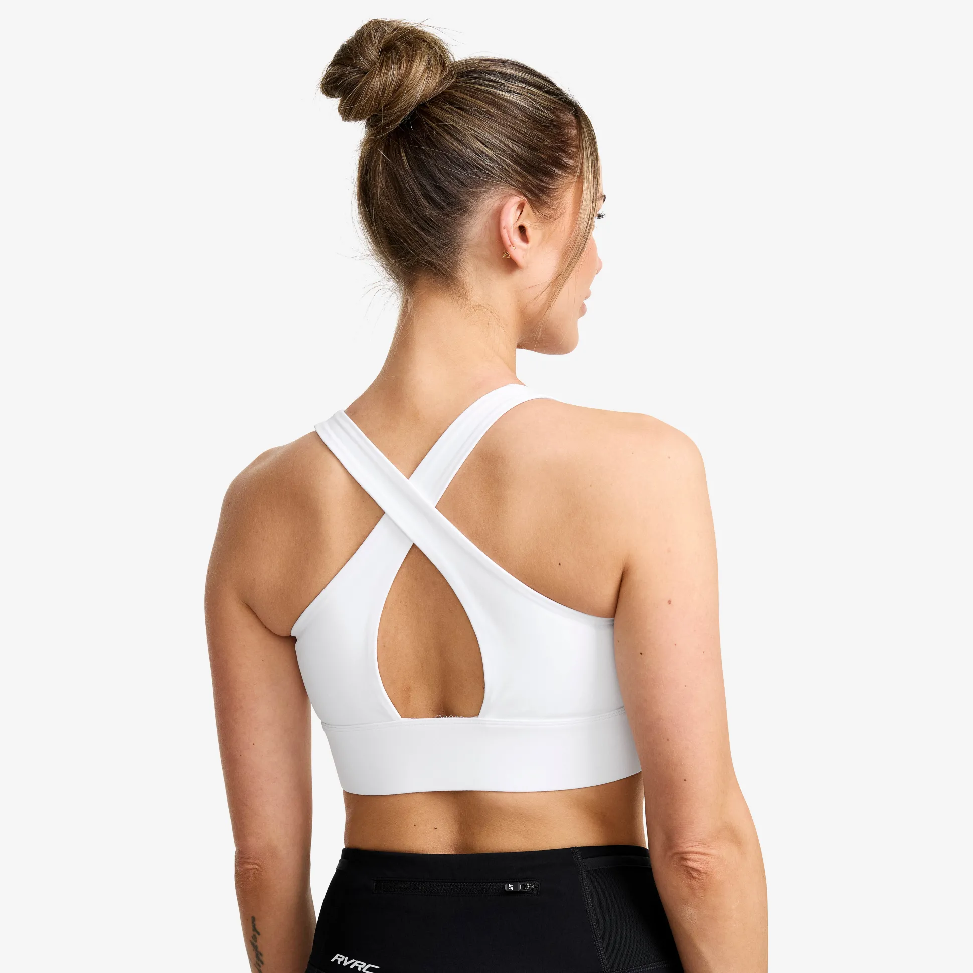 Rapid V Longline Medium Sports Bra Naiset