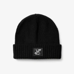 Ribbed Patch Beanie Unisex