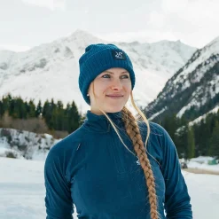 Ribbed Patch Beanie Unisex