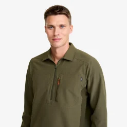 Ridge Half-zip Stretch Shirt Miehet