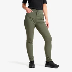 Root High-waist Stretch Jeans Naiset