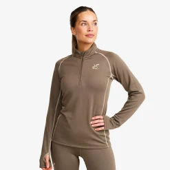 Waffle Half-zip Baselayer Top Naiset